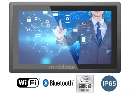  Pancerny dotykowy panel przemysłowy z normą odporności IP65 wstrząsoodporny Wodoodporny  BiBOX-190WS-PC1