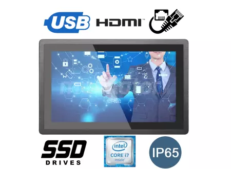  BiBOX-156PC1 (i7-10th) - Panel przemysłowy z HDMI, LAN, procesorem i7