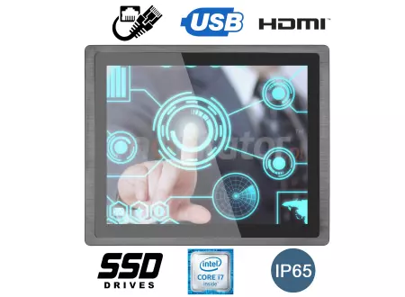  BiBOX-170PC1 (i7-10th) - Panel przemysłowy z HDMI, LAN, procesorem i7