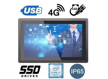  BiBOX-156PC1 (i7-10th) - Panel przemysłowy z HDMI, LAN, procesorem i7 i 4G