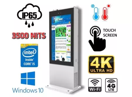 4G LTE system grzewczy IP65 Trex 75 ekran dotykowy 4K Windows 10 PRO Intel Core i5 WiFi