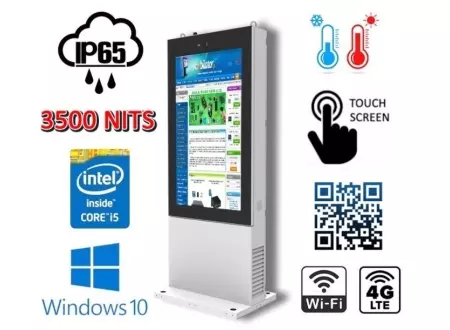 QR skaner kodów kreskowych 2D Trex 75 cali Windows 10 PRO Intel Core i5 norma IP65 WiFi ekran dotykowy