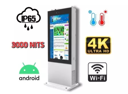 panel reklamowy najwyższa jakość dotyk pojemnościowy infokiosk NoMobi Trex 86 cali 