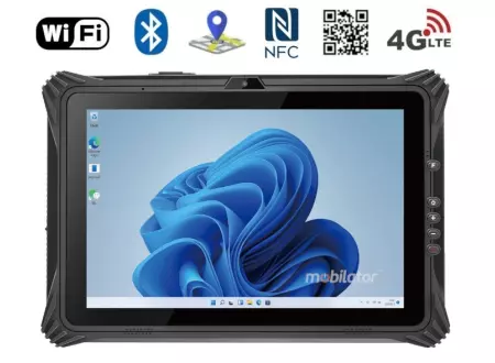 Pyłoodporny tablet z nowoczesnym skanerem kodów kreskowych 2D Emdoor I20J i z płatnościami NFC