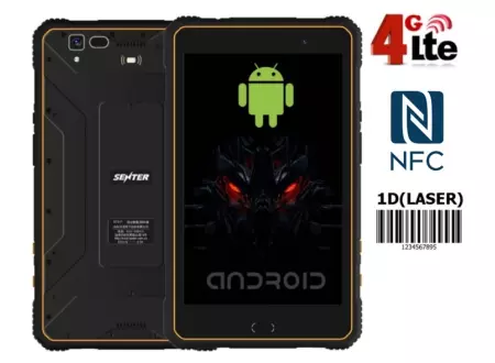 Tablet z normą pyłoszczelności z nowoczesnym skanerem kodów kreskowych 1D Senter S917 H multidotykowy rugged