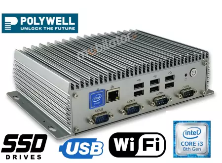 Polywell-Nano-U8FL2C6 dobry niezawodny i wytrzymały MiniPC 