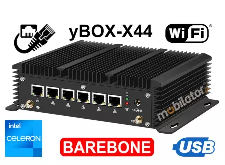 Minikomputer Zintegrowana karta graficznaSzybki komputer do zamocowania do przykręcenia aluminiowa obudowa X44