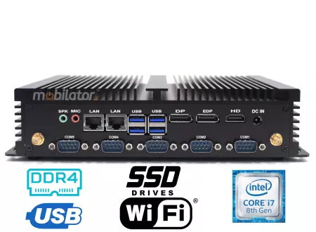 HyBOX H4 wielozadaniowy MiniPC Wielofunkcyjny małych rozmiarów komputer przemysłowy