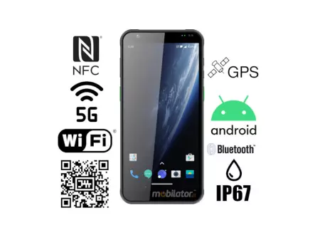 Chainway MC50 - ergonomiczny kolektor danych do magazynu, IP67, 13Mpx kamera, Bluetooth 5.0, ze skanerem kodów kreskowych 2D Zebra