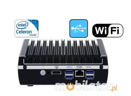Wytrzymały mini Komputer Przemysłowy Bezwentylatorowy MiniPC IBOX-NM31A Barebone (kopia)