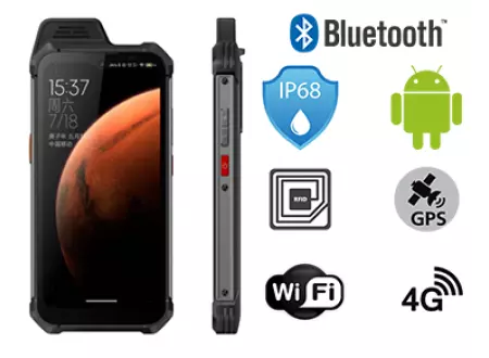 MobiPAD 88W – wielozadaniowy terminal danych z normą IP67, odporny na upadki i zachlapania, działający w niskich i wysokich temperaturach, ze skanerem 2D Zebra SE4710, RFID, NFC , 4GB RAM, 64GB ROM