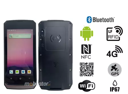 MobiPAD V20 – kolektor danych z NFC i  skanerem kodów 2D, idealny do magazynu, wydajny i wytrzymały, procesor 8 rdzeni, 4GB RAM i 64GB ROM