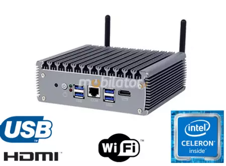 MiniPC yBOX-X56 - Kompaktowy budżetowy komputer przemysłowy bezwentylatorowy energooszczędny specjalistyczny odporny