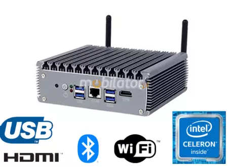 MiniPC yBOX-X56 - Kompaktowy budżetowy komputer przemysłowy bezwentylatorowy energooszczędny specjalistyczny odporny