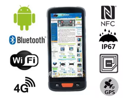 MobiPAD V9s – solidny i wydajny kolektor danych z NFC 3GB RAM i 64GB ROM ze  i czytnikiem UHF RFID idealny na magazyn skaner