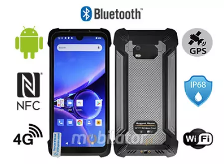 MobiPAD MS5 – terminal danych na magazyn i hurtownie z normą IP68, odporny na upadki, wodę, niskie i wysokie temperatury, 6GB RAM i 128GB RAM, Wifi i Bluetooth