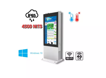 totem informacyjny ekran pojemnościowy dobrej jakości infokiosk  NoMobi Trex Hi43W