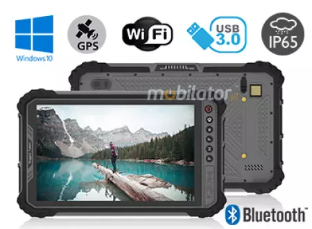 MobiPAD 9TS-M - wytrzymały tablet przemysłowy z ekranem 8 cali, Intel i5-8200Y, 16GB RAM, 512GB ROM, LTE 4G, pyłoodporny, wodoodporny, pancerny tablet odporny na upadki, idealny do pracy w chłodniach, na magazynach i placach budowy, IP65