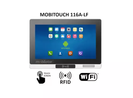 Mobitouch 116A-LF  dobrej jakości Wytrzymały wzmocniony przemysłowy Sterowniczy panel PC
