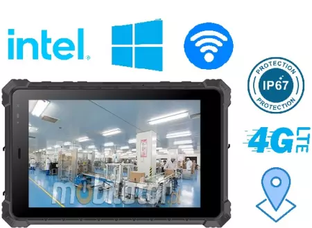 Mobipad 08DS-RTYF (i5) v.2 - Tablet pancerny z ekranem 8cali, procesor i5, 8GB/128GB, 4G LTE, NFC, GPS, IP67 i baterią 5000mAh - stworzony dla techników, monterów i ekip serwisowych