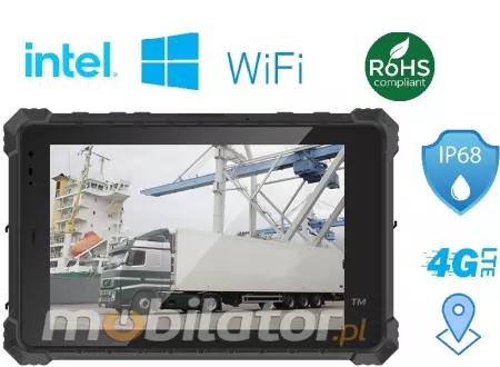 Mobipad 10DS-RTNL v.10 - Tablet ze skanerem 2D odporny na wodę, kurz i wstrząsy - ekran 10.1cala, IP68, Windows 11, 16/256GB, 5G, NFC - niezawodny w każdych warunkach