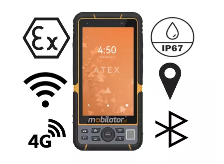 MobiPad Tex06 kolektor danych z Atex Strefa1
