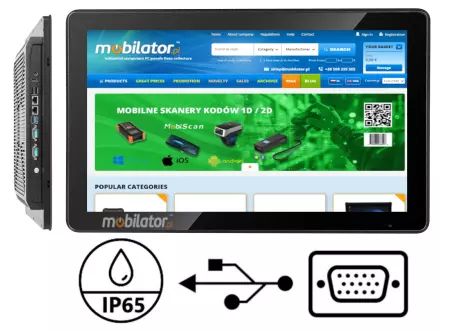 BiBox104-I58 odporny panel roboczy dla przemysłu