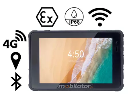 MobiPad Tex81 tablet z normą IP i certifikatem ATEX