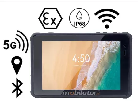 MobiPad Tex81 tablet z normą IP i certifikatem ATEX