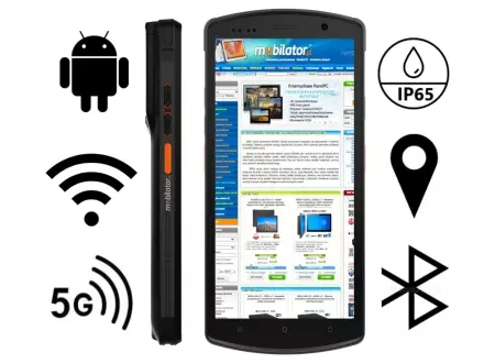 Poręczny kolektor danych z modułem NFC i skanerem kodów