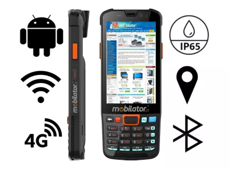 Przemysłowy terminal magazynowy ze skanerem 2D