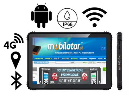 Pancerny tablet z normą odporności IP68