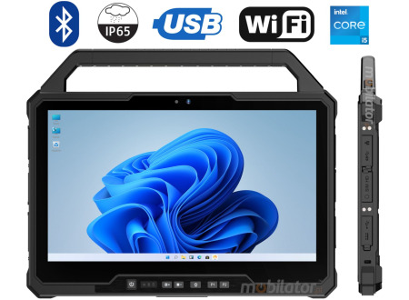 MobiPad RT-UF1330DS v.1 - 13.3" armored tablet with Intel i5 processor and Windows 11 Pro, with 16GB RAM + 256GB SSD with 4G connectivity and WiFi 6