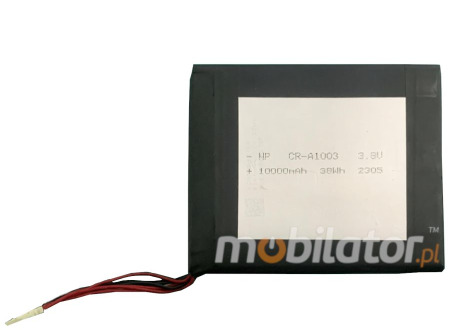 Additional battery for industrial tablets