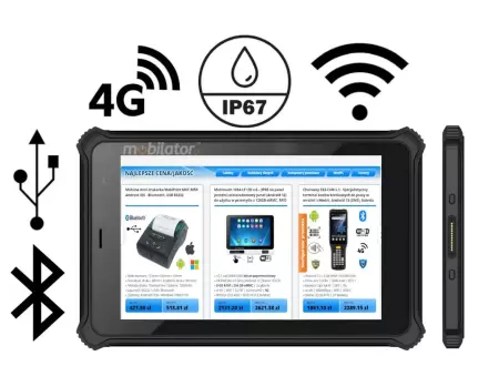 MobiPAD MR-1003A v.7 - Wydajne tablety przemysłowe z pojemną baterią 10000 mAh oraz skanerem Newland N1, Androidem 14, MTK 6877, IP67