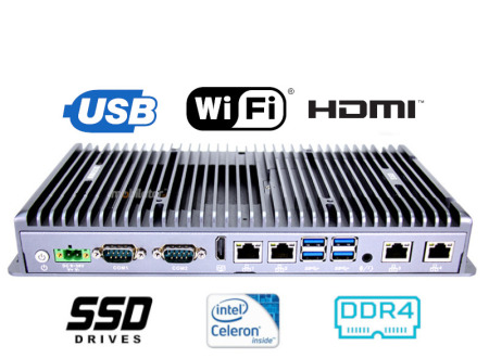 IBOX 6340 Wytrzymały mini komputer stacjonarny do użytku w przemyśle