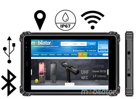 MobiPAD MR-1007W v.9 - 10-calowy tablet odporny na pył i wody z czytnikiem linii papilarnych FBI, normą IP67, ekranem 800 nits, 1200x1920