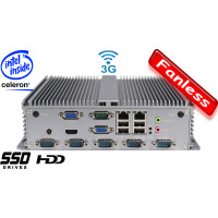 Przemysłowy Fanless MiniPC IBOX-TN1037uB Top (3G)