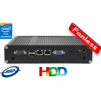 Przemysłowy Fanless MiniPC IBOX-ZPC-H6-X4 High