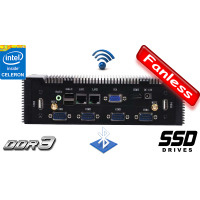 MiniPC Przemysłowy Fanless MBOX-K900-Celeron 2RJ45 v.2.1