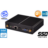 3x Industrial Fanless MiniPC mBOX Nuc M190 v.2