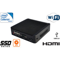 3x Industrial Fanless MiniPC mBOX Nuc Q100N-02 v.4