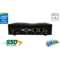 3x Industrial Fanless MiniPC mBOX Nuc Q100S-01 v.2