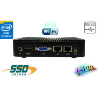 Industrial Fanless MiniPC mBOX Nuc Q100S-01 v.3