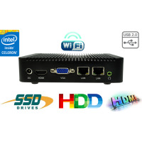 Przemysłowy Fanless MiniPC mBOX Nuc Q100S-02 v.4