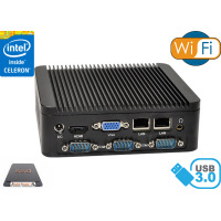 Computer Industrial Fanless MiniPC mBOX Nuc Q190P v.6