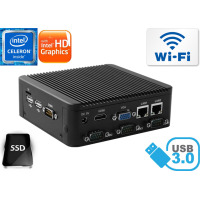 Przemysłowy Komputer Fanless MiniPC Nuc IBOX-501 N1-B v.1