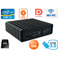 Industrial Computer Fanless MiniPC IBOX-QM87 i5 v.3