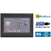 Industrial control panel with touchscreen HMI MKU-101 2AU01 IP65 2xCOM Port