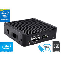 Przemysłowy Fanless MiniPC mBOX Nuc Q190N-02 v.2